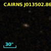 CAIRNS J013502.86+002623.8