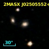 2MASX J02505552+0022008