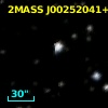 2MASS J00252041+6408122