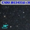 CXOU J013433.6+305500