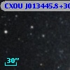 CXOU J013445.8+305222