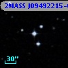 2MASS J09492215-0527423