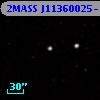 2MASS J11360025-1002557
