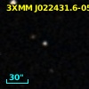 2MASS J02243160-0528185