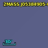 2MASS J05384905-0228298