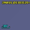 2MASS J01303120-6239009