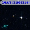 2MASS J21003314-5804091