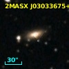 2MASX J03033675+4109578