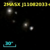 2MASX J11082033+3200209