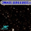 2MASS J19111855+1114232