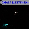2MASS J11375419+2959245