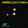 2MASS J22171693+0022094
