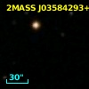 2MASS J03584293+1039396