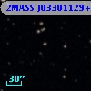 2MASS J03301129+7401305