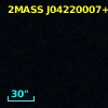 2MASS J04220007+1530248