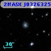 2MASX J03263256+3839433