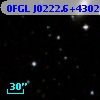 0FGL J0222.6+4302