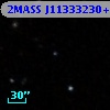 2MASS J11333230+7216030