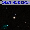 2MASS J02423262+1605431
