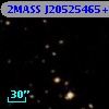 2MASS J20525465+0003493
