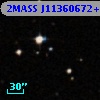 2MASS J11360672+0144260