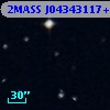 2MASS J04343117+0000068