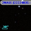 2MASS J22224035-1013528