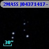 2MASS J04371417-1625572