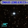 2MASS J20513523+4518301