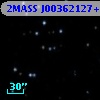 2MASS J00362127+4144347