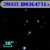 2MASS J00364231+4145156