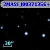 2MASS J00371356+4138587