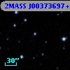 2MASS J00373697+4100213