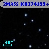 2MASS J00374189+4100441