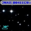 2MASS J00411120+4205415