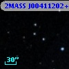 2MASS J00411202+4145255