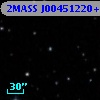 2MASS J00451220+4036376