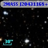 2MASS J20431168+4620361