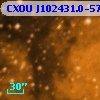 CXOU J102431.0-574458
