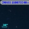 2MASS J10073240+1224494