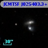 JCMTSF J025403.3+145832