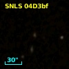 SNLS 04D3bf