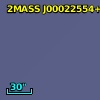 2MASS J00022554+2536028