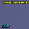 2MASS J00032043-0354095