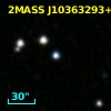 2MASS J10363293+7436168