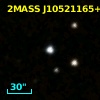 2MASS J10521165+2613559