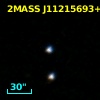 2MASS J11215693+1625197