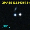 2MASS J11343675+1819224