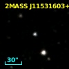 2MASS J11531603+1312425