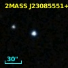 2MASS J23085551+2002228